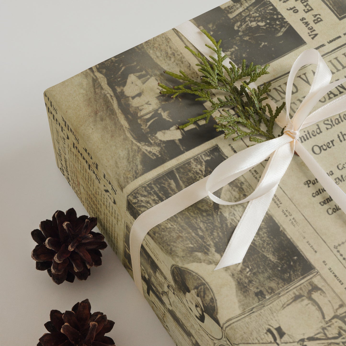 CZ Tropic Times News Wrapping Paper