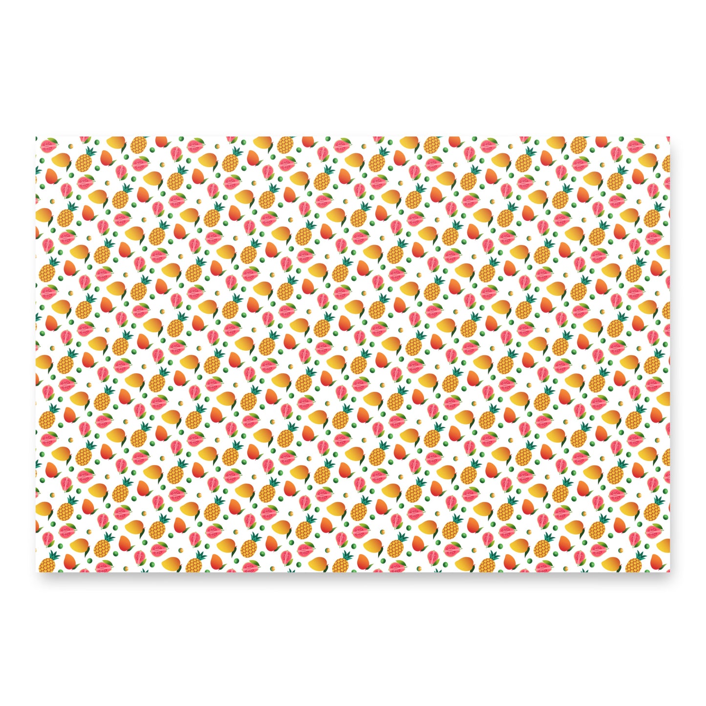 Tropical Fruits Wrapping Sheets