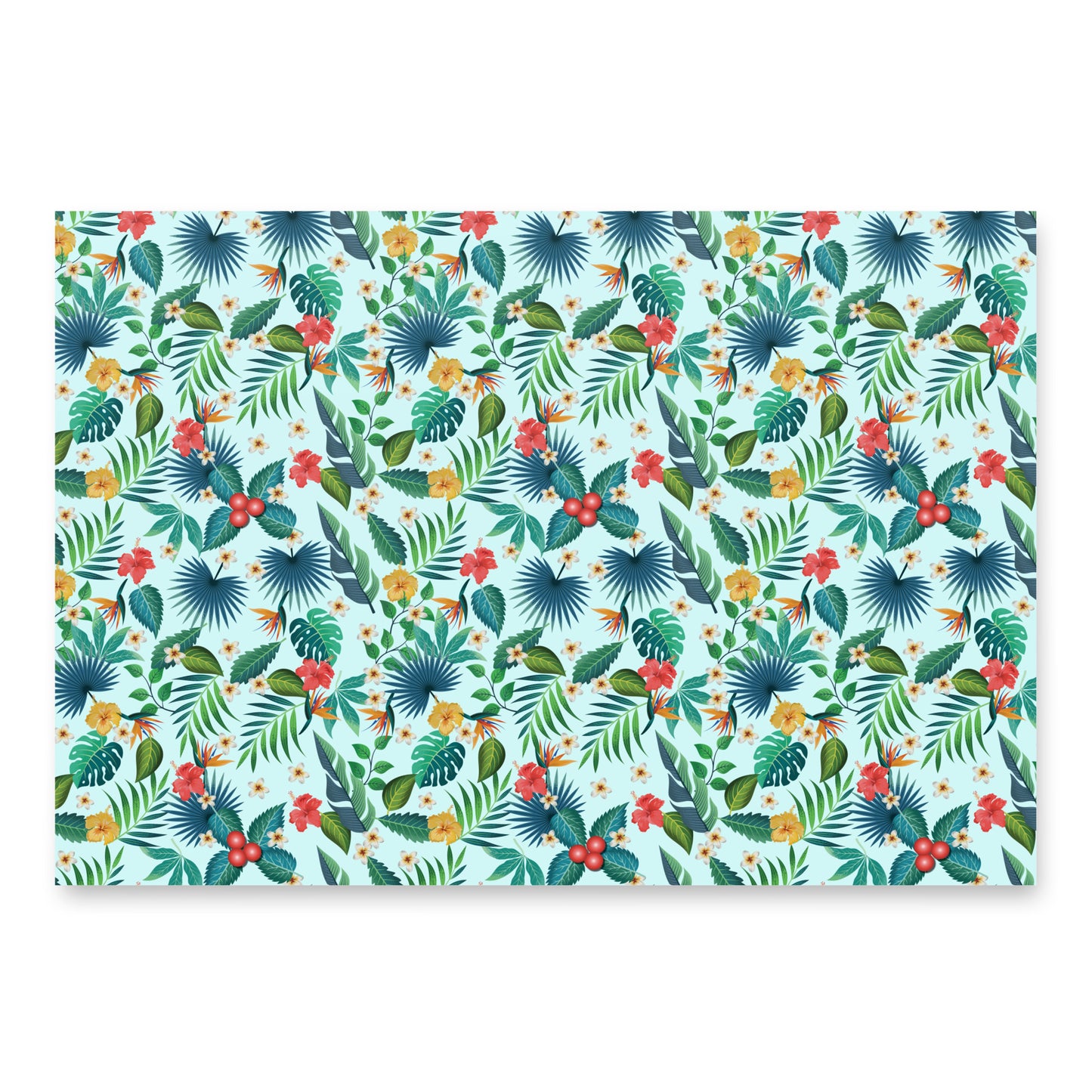 Tropical Wrapping Paper Sheets