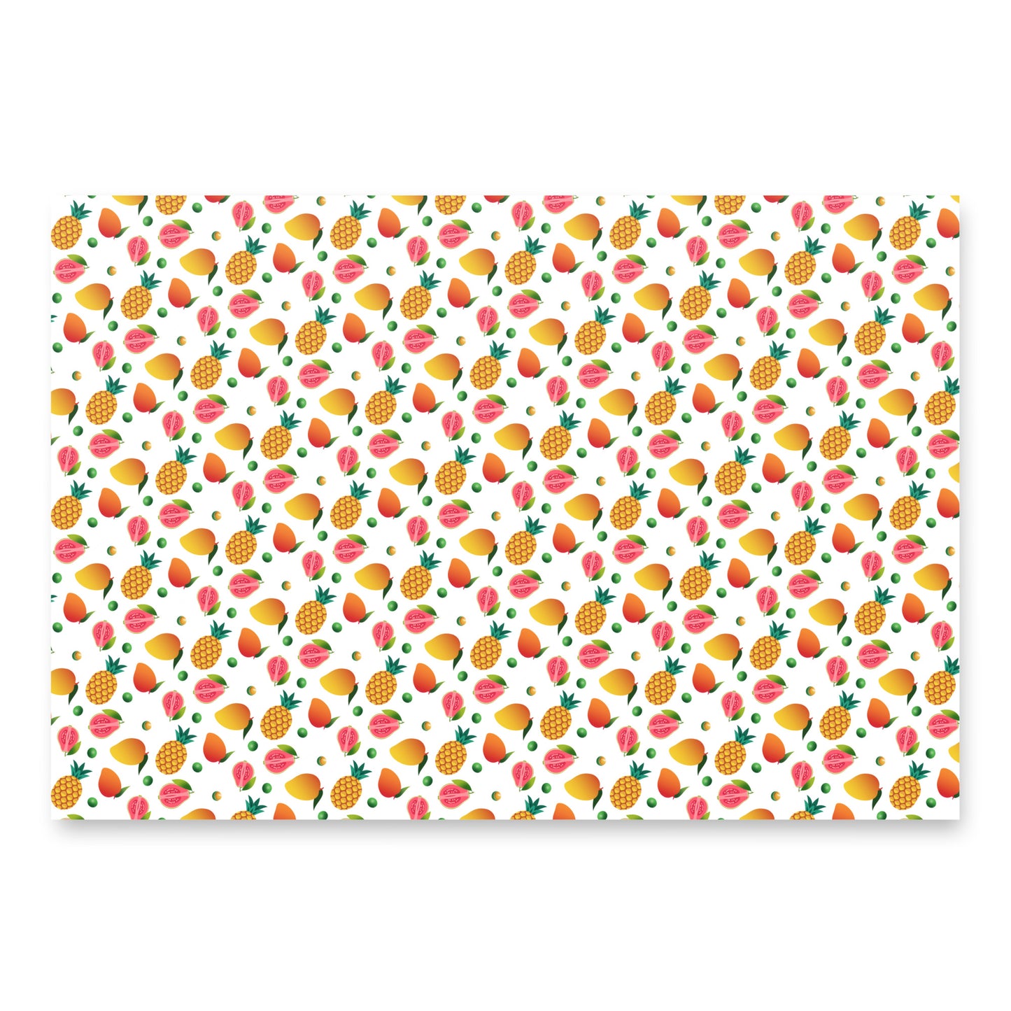Tropical Fruits Wrapping Sheets