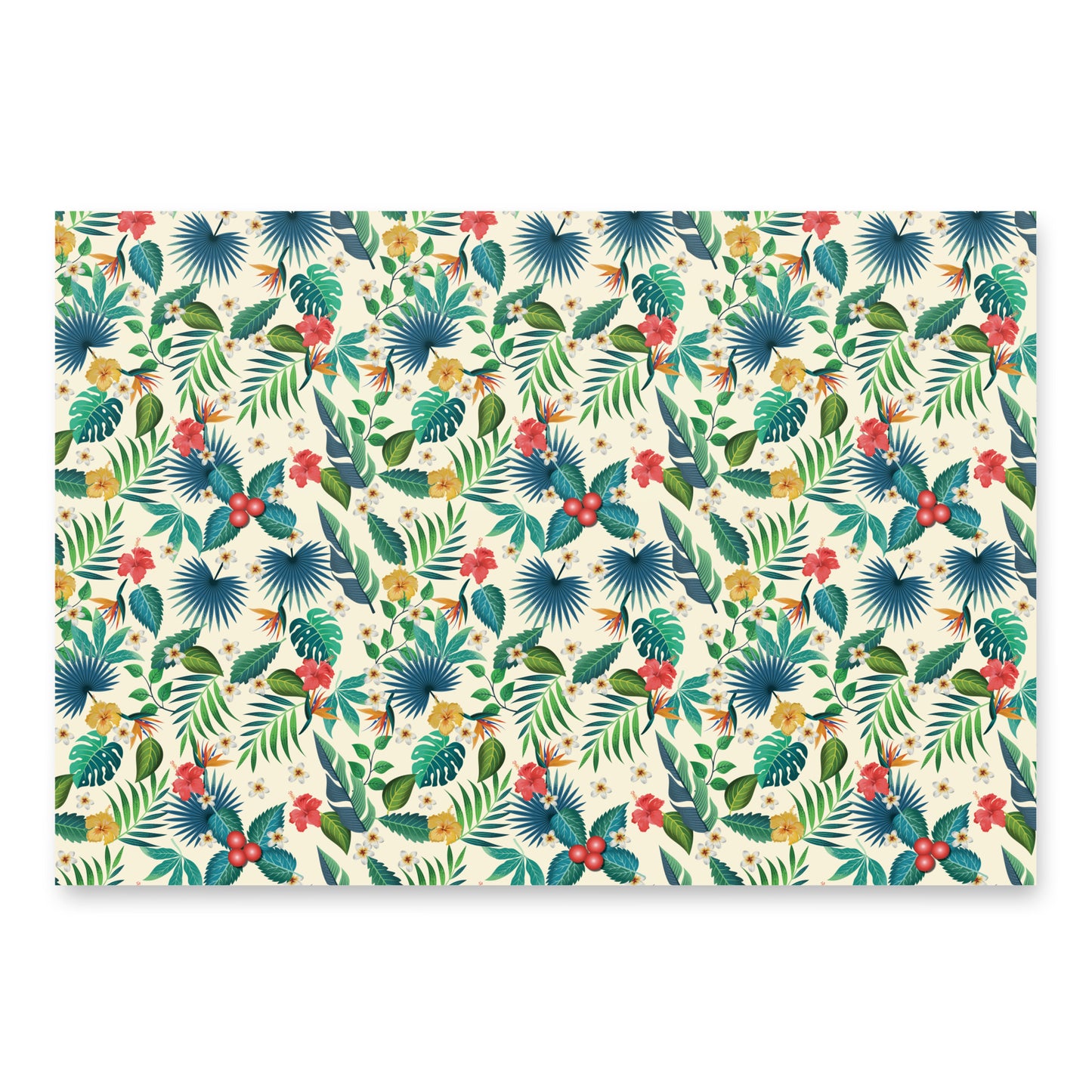 Tropical Wrapping Paper Sheets