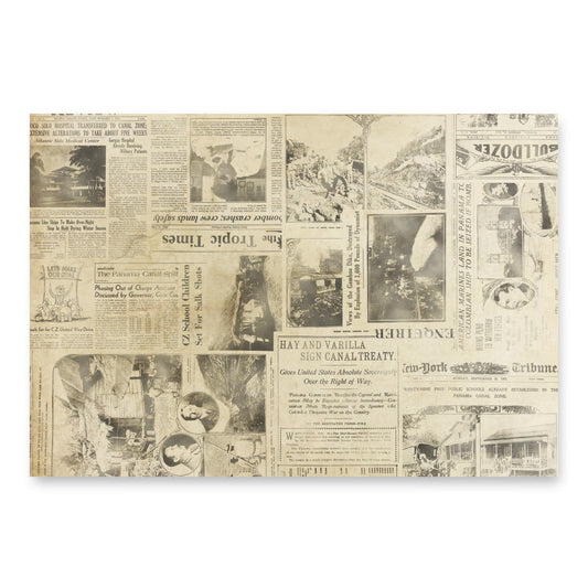 CZ Tropic Times News Wrapping Paper
