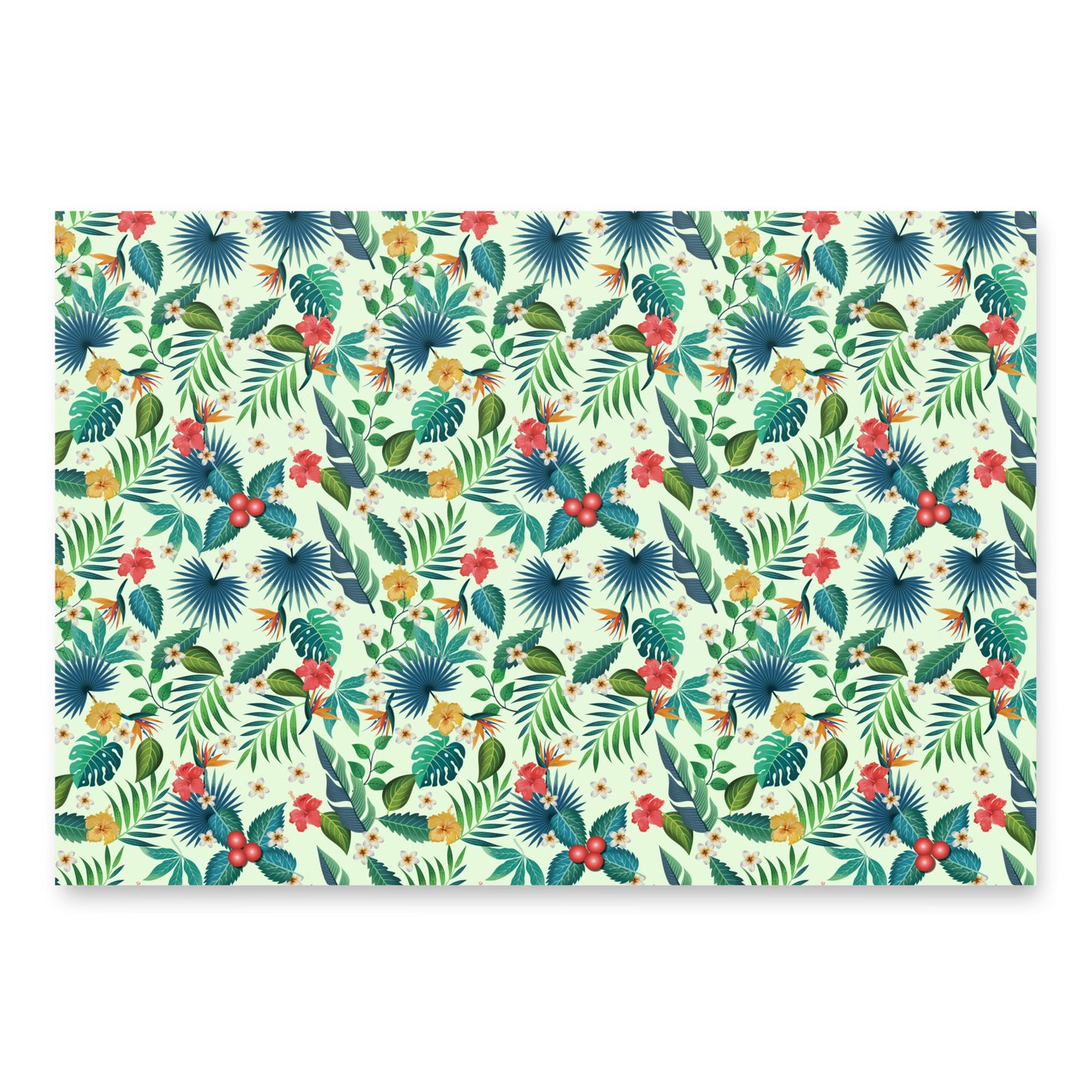 Tropical Wrapping Paper Sheets