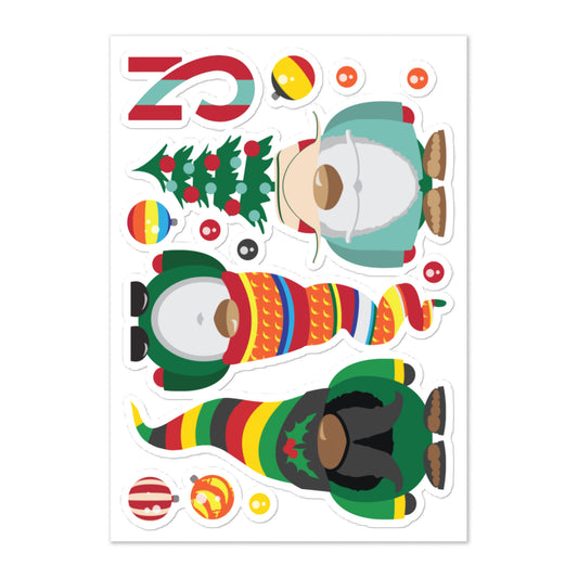 Christmas Zonignome Sticker sheet