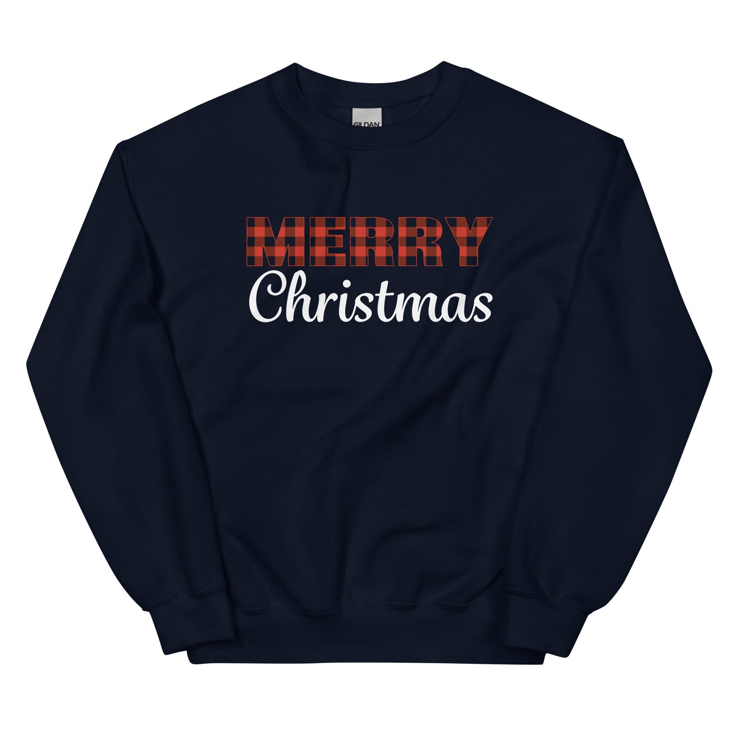 Merry Plaid Christmas Sweatshirt