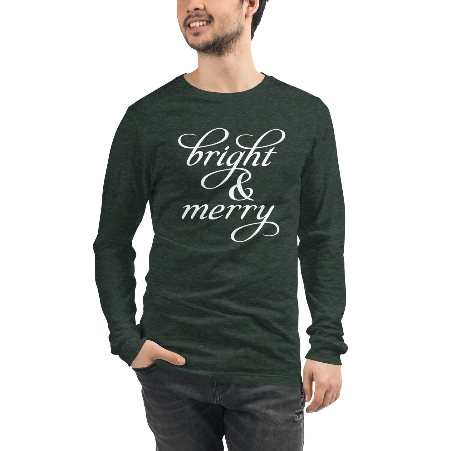 Bright & Merry, Unisex Long Sleeve Tee