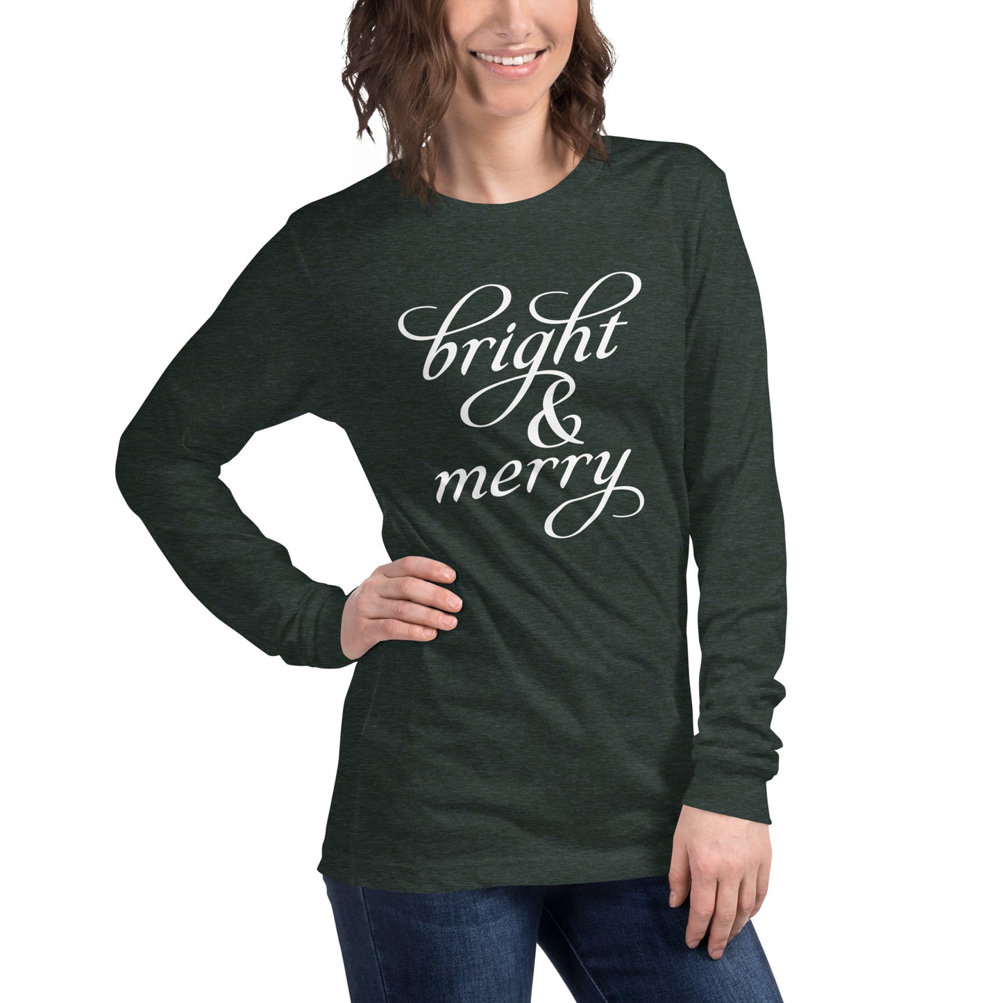 Bright & Merry, Unisex Long Sleeve Tee