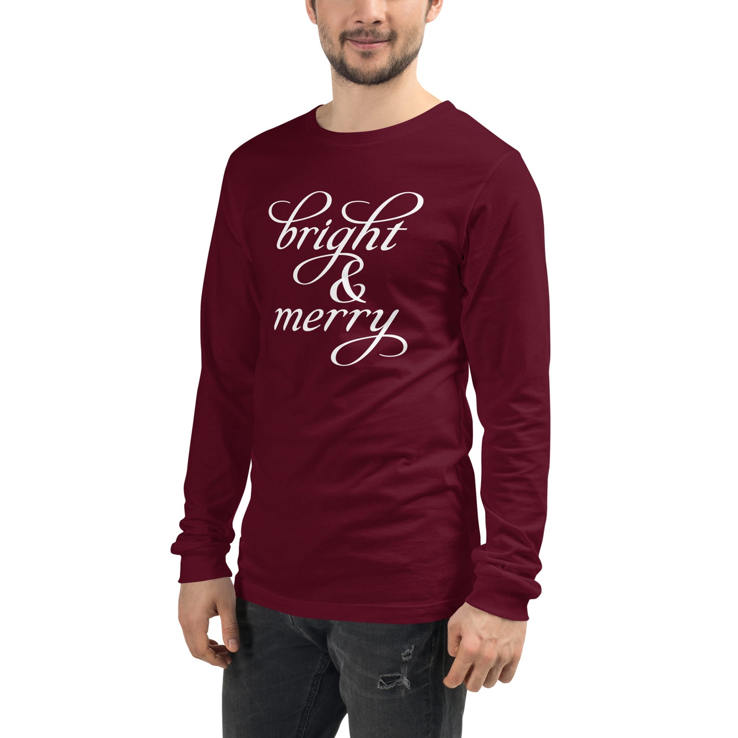 Bright & Merry, Unisex Long Sleeve Tee