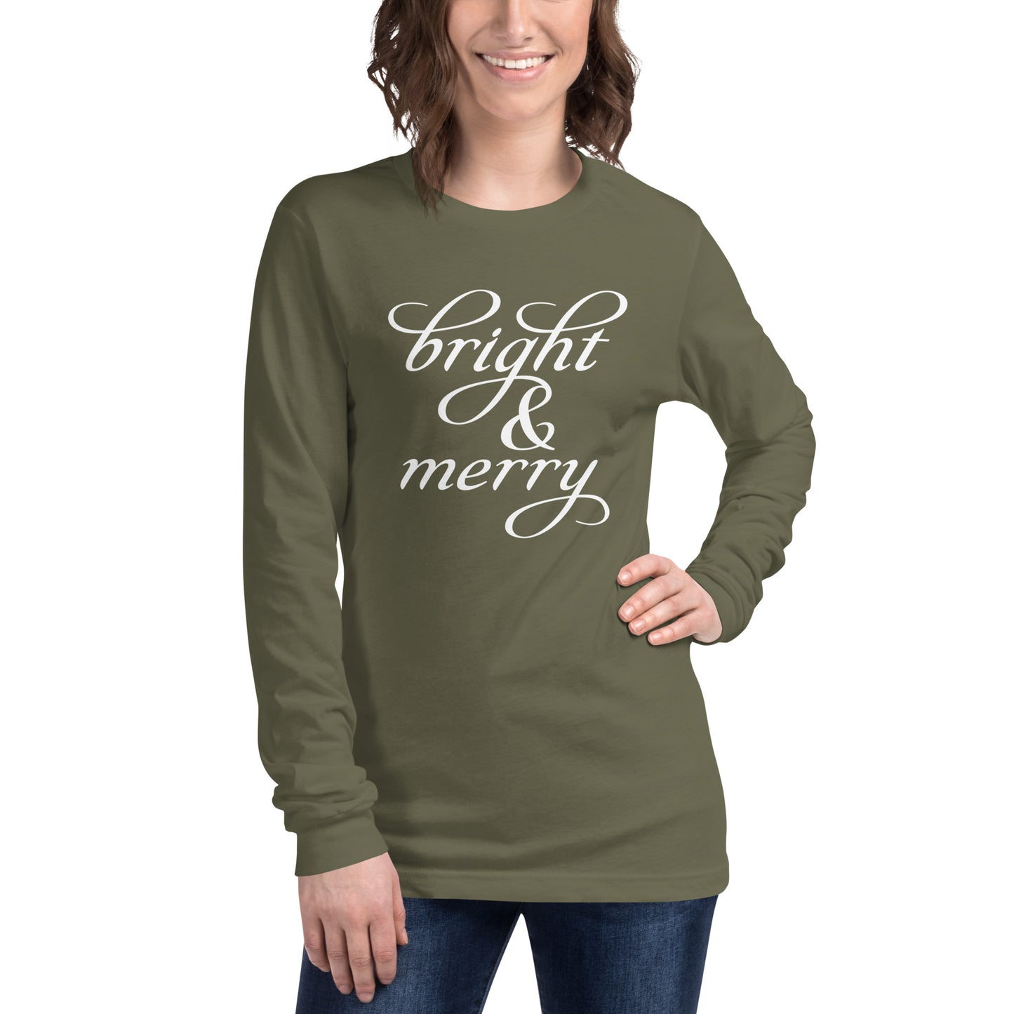 Bright & Merry, Unisex Long Sleeve Tee