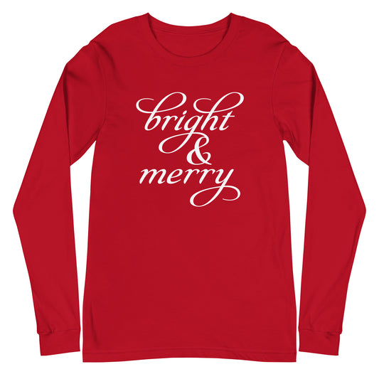 Bright & Merry, Unisex Long Sleeve Tee